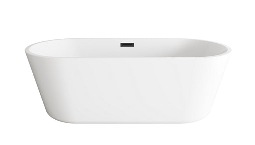 Elegant Lighting - BT10671GW-MBK - Soaking Bathtub - Odette