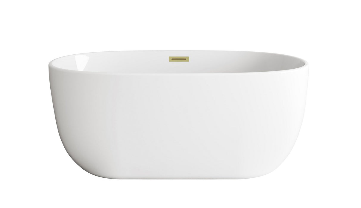 Elegant Lighting - BT10754GW-BGD - Soaking Bathtub - Allegra