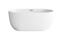 Elegant Lighting - BT10754GW-BGD - Soaking Bathtub - Allegra