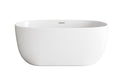 Elegant Lighting - BT10754GW-BNK - Soaking Bathtub - Allegra