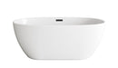 Elegant Lighting - BT10759GW-MBK - Soaking Bathtub - Allegra