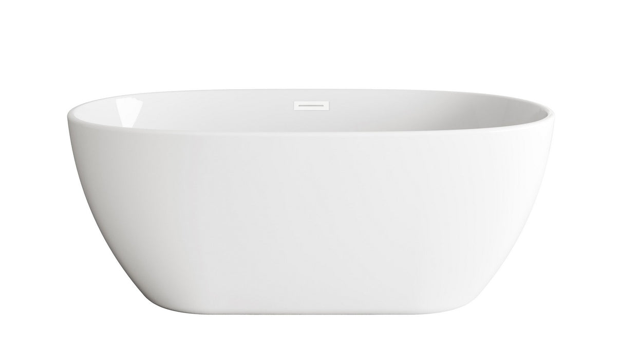 Elegant Lighting - BT10759GW-WHT - Soaking Bathtub - Allegra