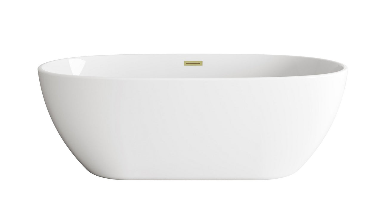 Elegant Lighting - BT10767GW-BGD - Soaking Bathtub - Allegra