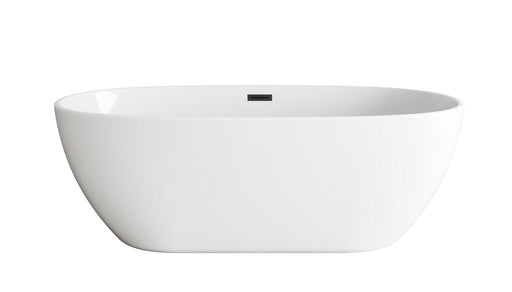 Elegant Lighting - BT10767GW-MBK - Soaking Bathtub - Allegra