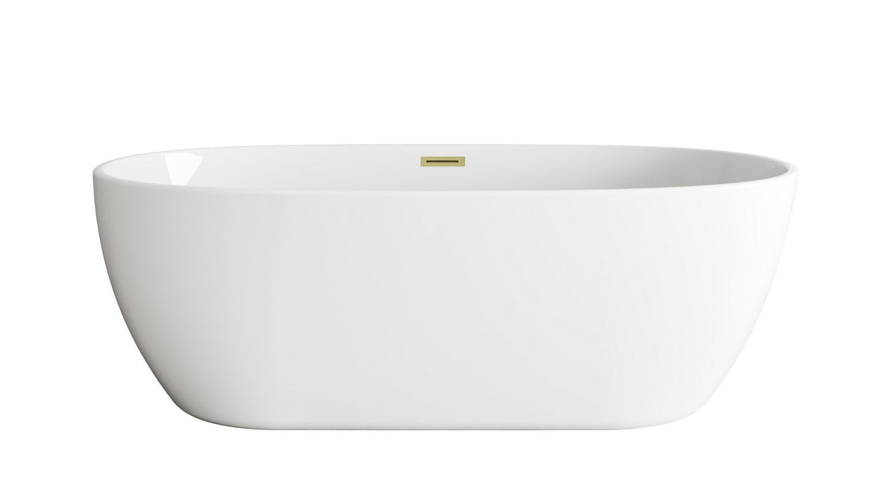 Elegant Lighting - BT10770GW-BGD - Soaking Bathtub - Allegra