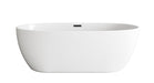 Elegant Lighting - BT10770GW-MBK - Soaking Bathtub - Allegra