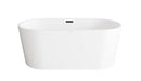 Elegant Lighting - BT30159GW-MBK - Bathtub - Springfield