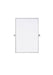 Elegant Lighting - MR6H2436SIL - Mirror - Amoura