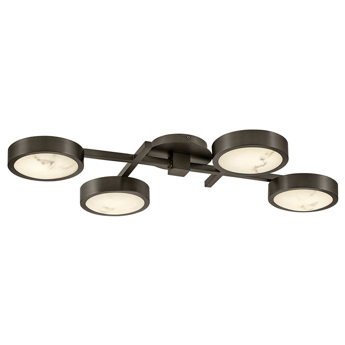 Fredrick Ramond - FR31013BX - LED Flush Mount - Cava - Black Oxide