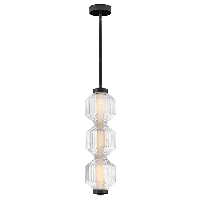 Fredrick Ramond - FR41467BK - LED Convertible Pendant - Reign - Black