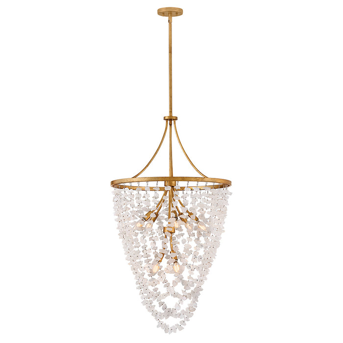 Fredrick Ramond - FR41596DA - LED Chandelier - Myra - Distressed Brass