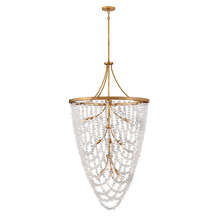 Fredrick Ramond - FR41598DA - LED Chandelier - Myra - Distressed Brass