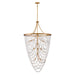 Fredrick Ramond - FR41598DA - LED Chandelier - Myra - Distressed Brass