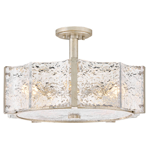 Florian LED Semi-Flush Mount Glacial