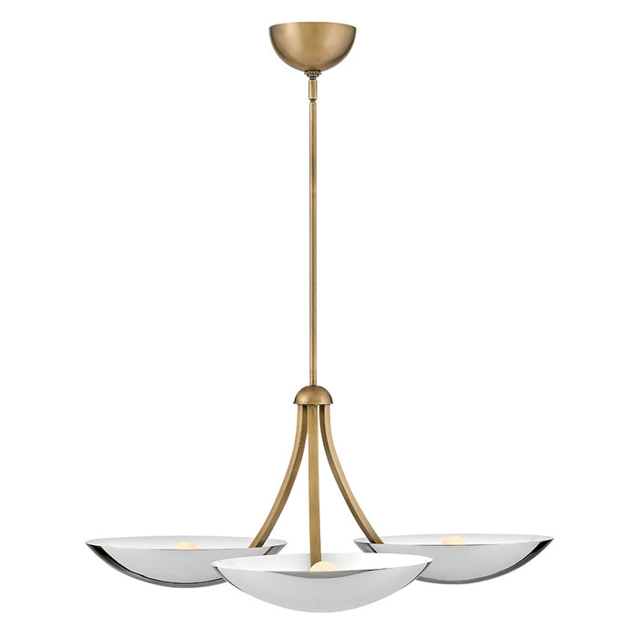 Fredrick Ramond - FR41646HB-CM - LED Chandelier - Glenn - Heritage Brass