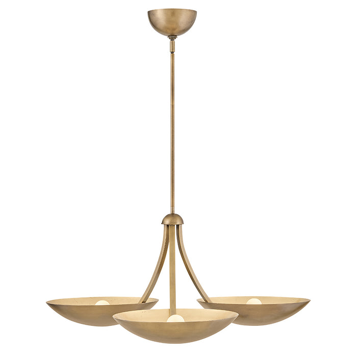 Fredrick Ramond - FR41646HB-GLF - LED Chandelier - Glenn - Heritage Brass