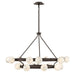 Fredrick Ramond - FR41905BX - LED Chandelier - Selene - Black Oxide