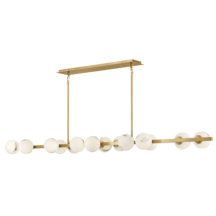 Fredrick Ramond - FR41909LCB - LED Linear - Selene - Lacquered Brass