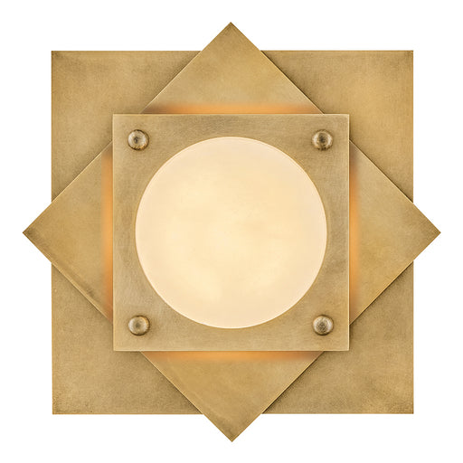 Claude LED Flush Mount Heritage Brass