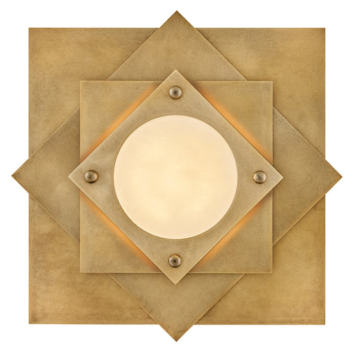 Claude LED Flush Mount Heritage Brass