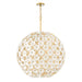 Fredrick Ramond - FR41967DG - LED Chandelier - Marianne - Deluxe Gold