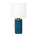 Visual Comfort Studio - BT1101DOC1 - One Light Table Lamp - Shanghai - Deep Ocean Crackle