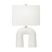 Visual Comfort Studio - HT1081MWC1 - One Light Table Lamp - Aura - Matte White Ceramic