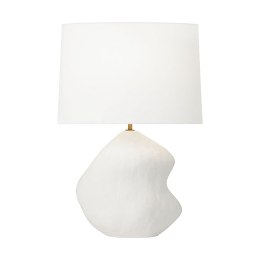 Broxton One Light Table Lamp Matte White Ceramic