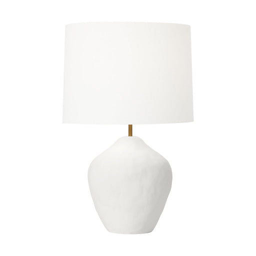 Cadley One Light Table Lamp Matte White Ceramic