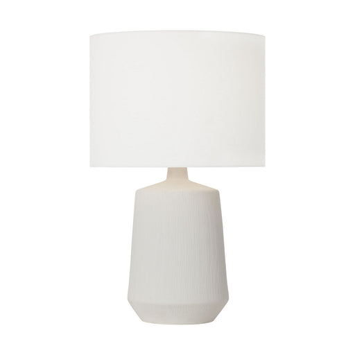 Panola One Light Table Lamp Matte White Ceramic