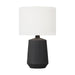Visual Comfort Studio - HT1131RBC1 - One Light Table Lamp - Panola - Rough Black Ceramic