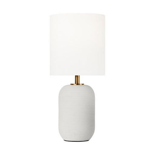 Fanny One Light Table Lamp Matte White Ceramic