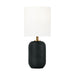 Visual Comfort Studio - HT1141RBC1 - One Light Table Lamp - Fanny - Rough Black Ceramic