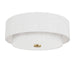 Hunter - 48122 - Two Light Flush Mount - Brookside - Luxe Gold