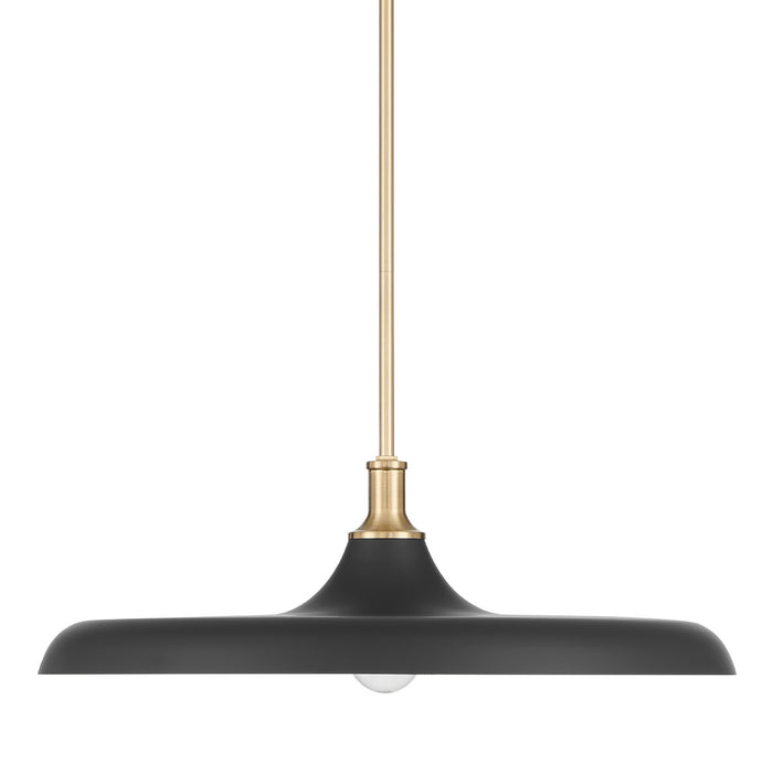 Hunter - 48148 - One Light Pendant - Moriso - Matte Black