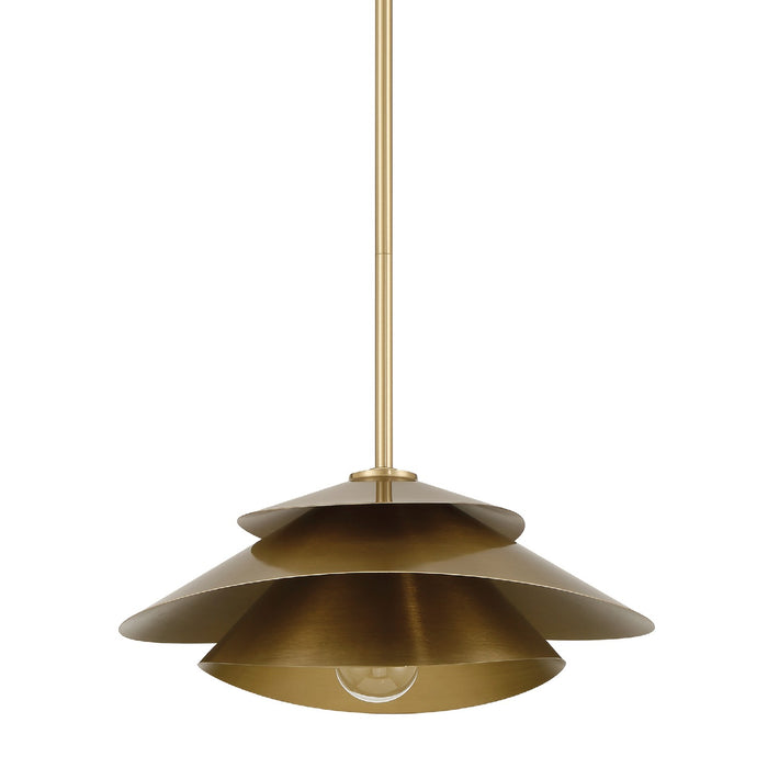Hunter - 48156 - One Light Pendant - Hiro - Alturas Gold