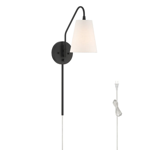 Valley Park One Light Wall Sconce Matte Black
