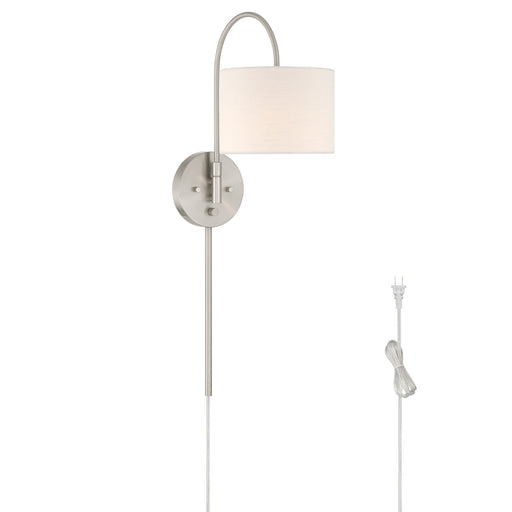 Horizon One Light Wall Sconce Brushed Nickel