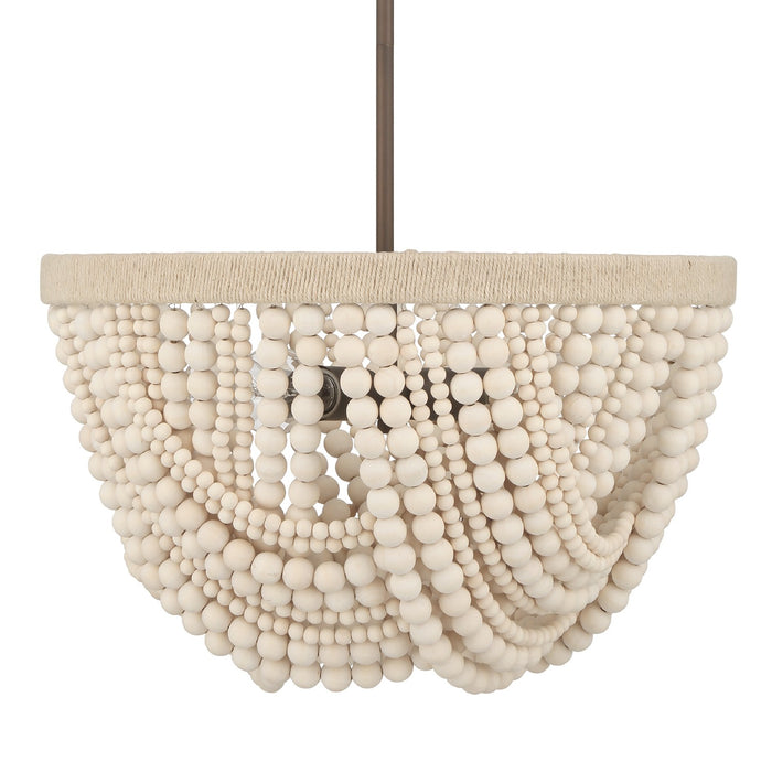 Hunter - 48190 - Four Light Pendant - Autumndale - Matte Bronze