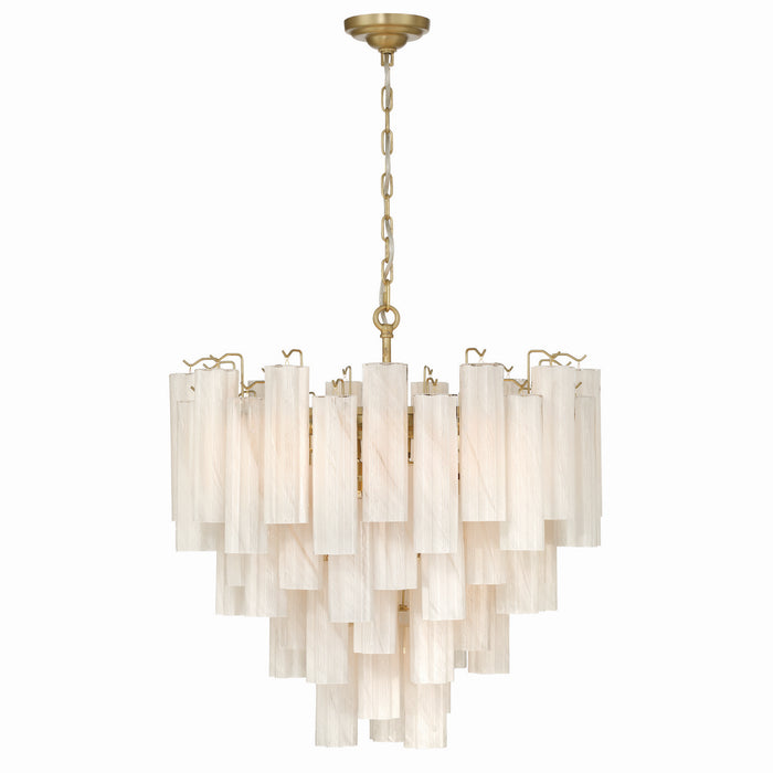 Artcraft - AC12101WH - 16 Light Chandelier - Sophia - Brushed Brass