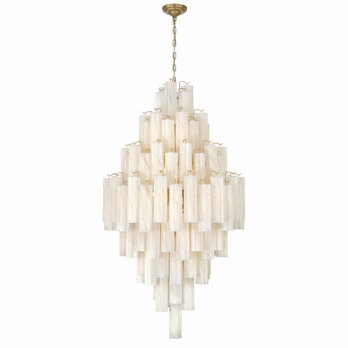 Artcraft - AC12104WH - 29 Light Foyer Pendant - Sophia - Brushed Brass