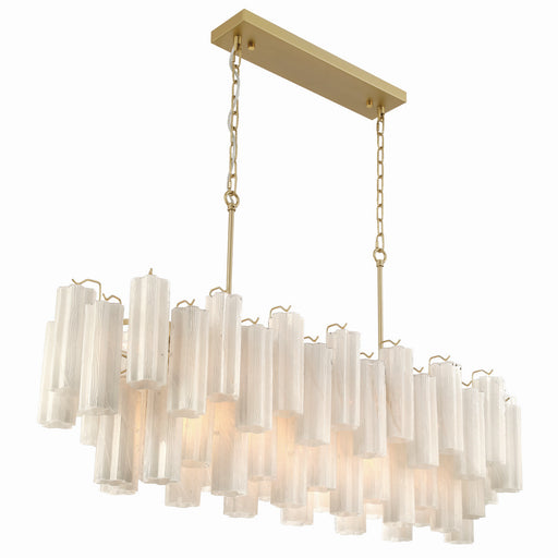 Artcraft - AC12105WH - 16 Light Island Pendant - Sophia - Brushed Brass