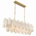 Artcraft - AC12105WH - 16 Light Island Pendant - Sophia - Brushed Brass