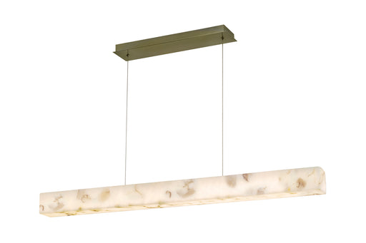 LumenAria LED Linear Pendant Brushed Brass