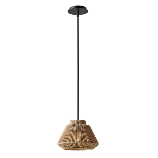 Eco One Light Pendant Matte Black