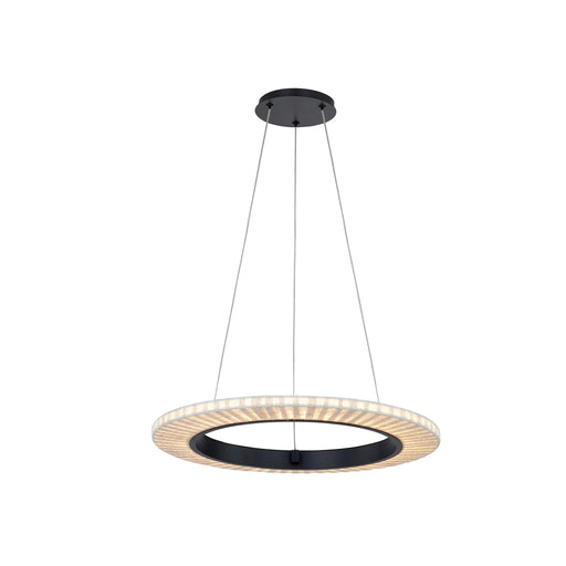 Textile LED Pendant Matte Black
