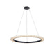 Justice Designs - FAB-8336-CREM-MBLK - LED Pendant - Textile - Matte Black