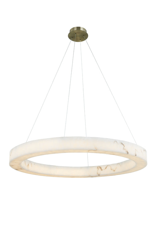 Justice Designs - FAL-8226-BRSS - LED Pendant - LumenAria - Brushed Brass
