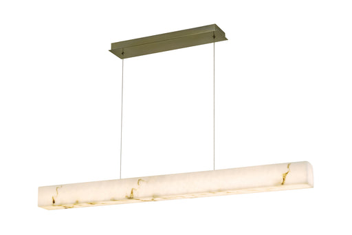 LumenAria LED Linear Pendant Brushed Brass