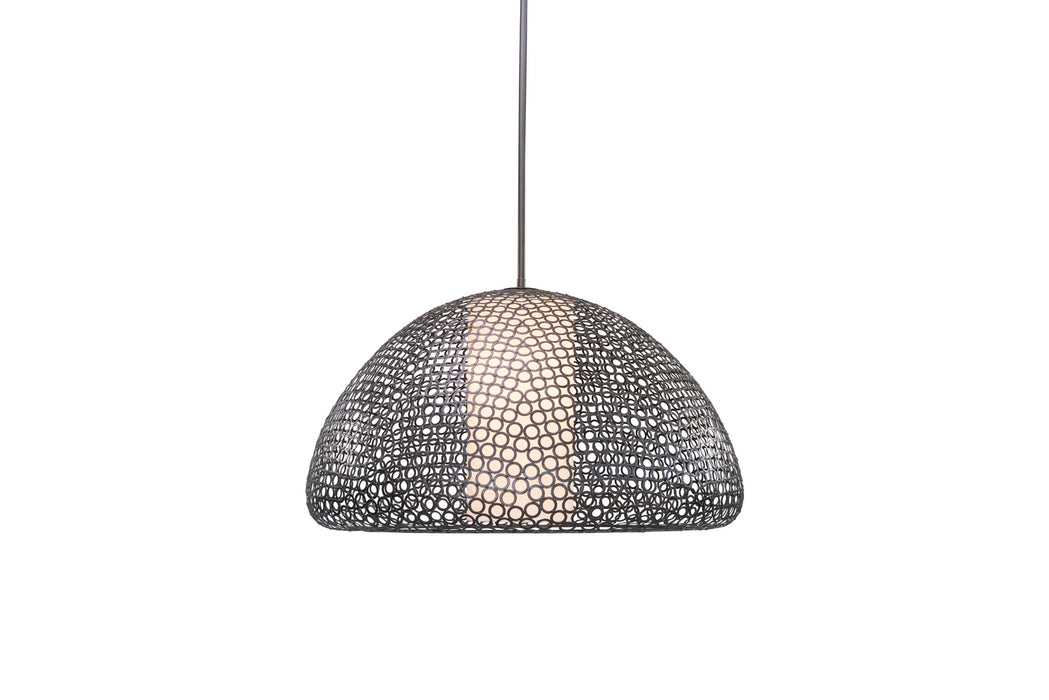 Justice Designs - NSH-8204-BZTO - Four Light Pendant - Bronzato